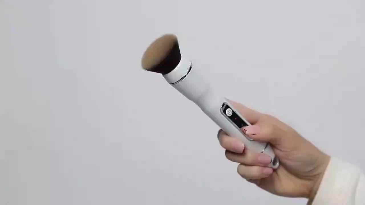 Electric Makeup Brush - LALASANI Makeup Brushes Set Professional with 2 Interchangeable Heads – 360-Degree Rotating Makeup Brush