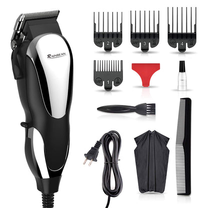 Professional Hair Clippers, Corded Hair Clippers for Men Kids, Strong Motor baber Salon Complete Hair and Beard, Clipping and Trimming Kit