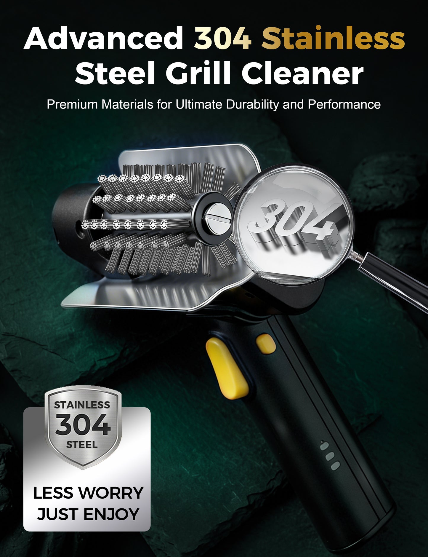 High Torque Electric Grill Cleaning Brush