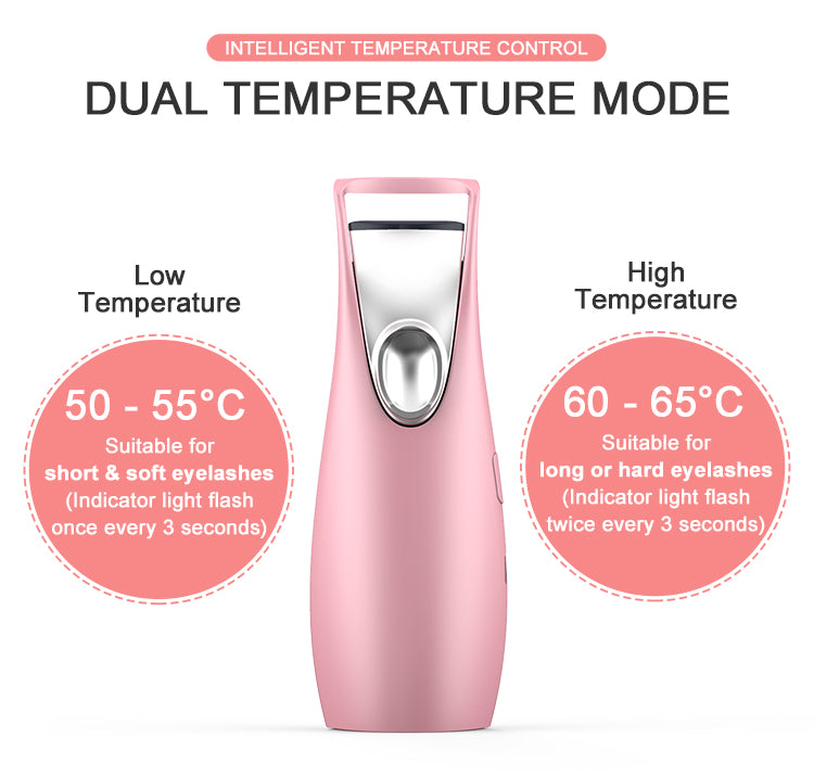 Heating Eyelash Curler, LALASANI Electric Portable Heated Eyelash Curler